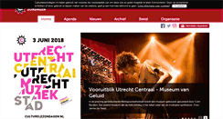 Desktop Screenshot of culturelezondagen.nl